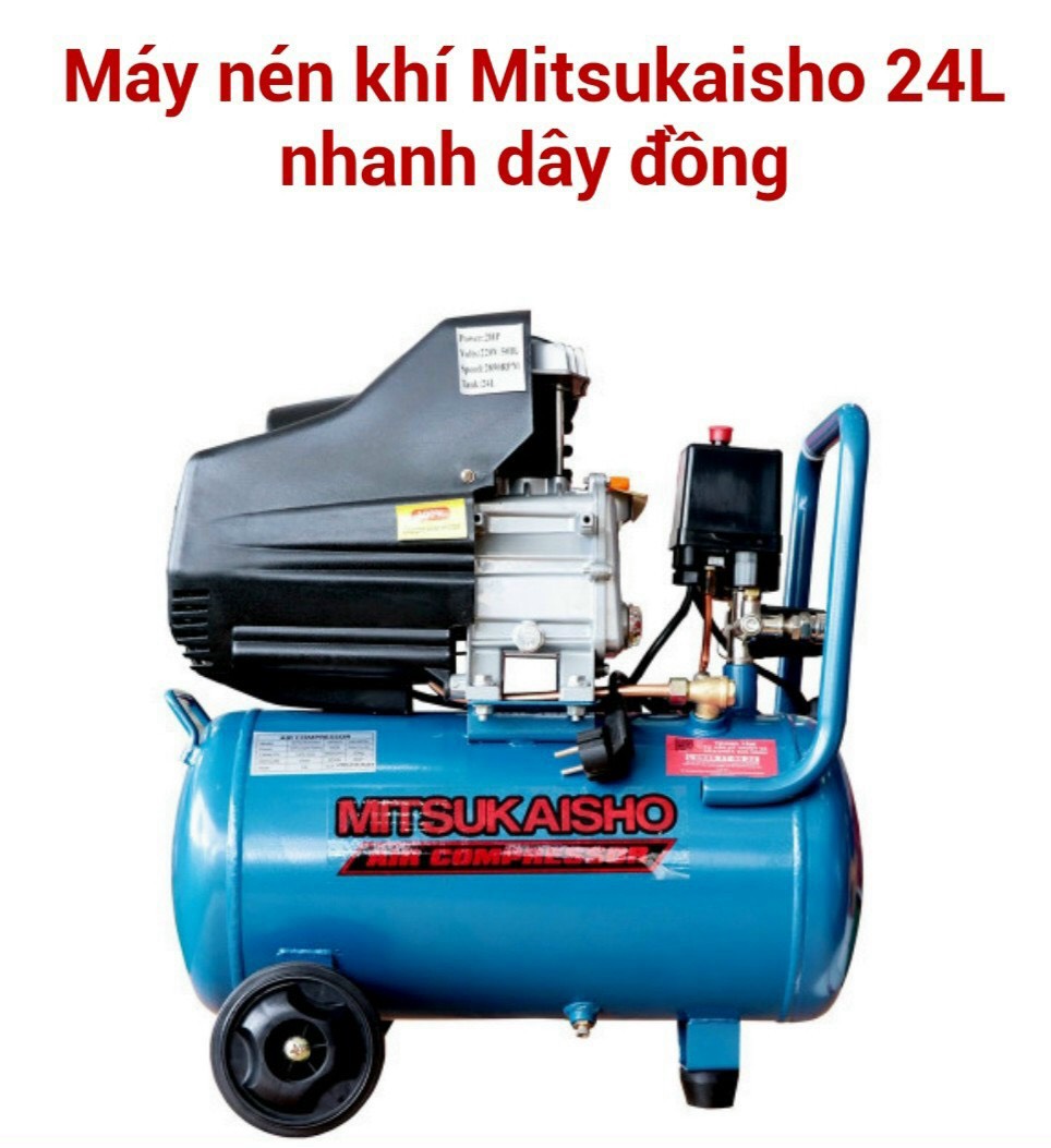 Máy nén khí nhanh Mitsukaisho 24L